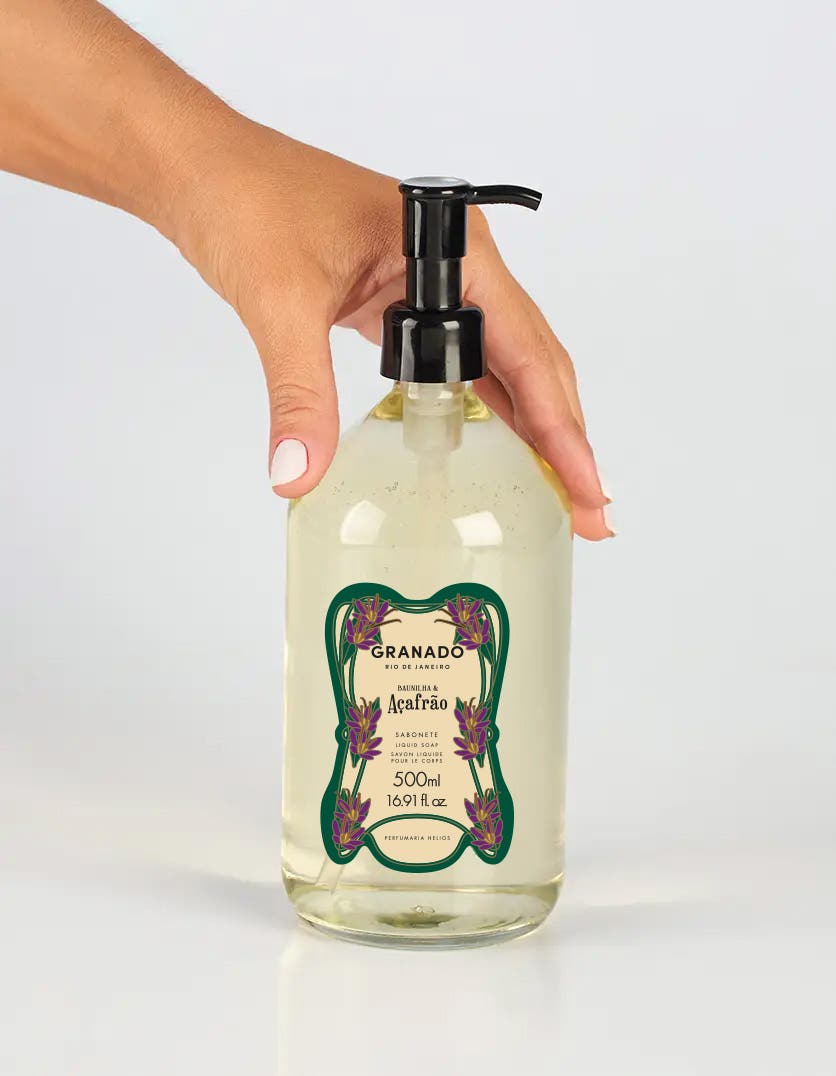 Sabonete Líquido Granado Baunilha e Açafrão 500ml